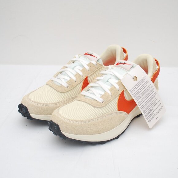 Nike Women's Waffle Debut Shoes - Muslin/Camp Fire Orange - Picture 11 of 14